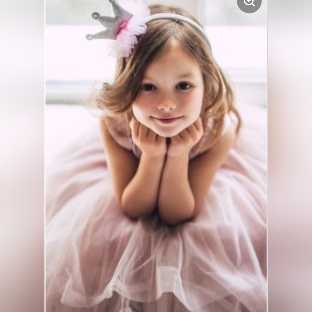 Princess Bundle/Pink Tulle Dress with Bow Headband/ Size 3/6 Months 24 Items